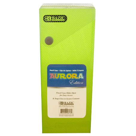 Bazic • Cartuchera plástica (colores traslúcidos)